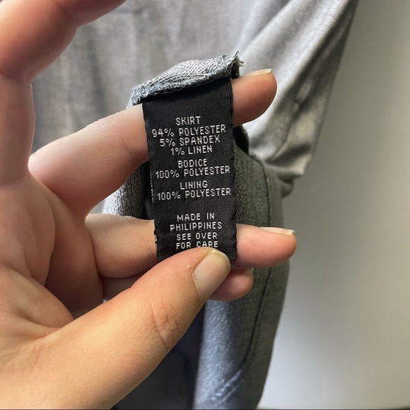 BCX women’s dress size 7 blue and grey office dress - Picture 8 of 8